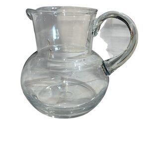 Stylish Clear Glass Jug $23